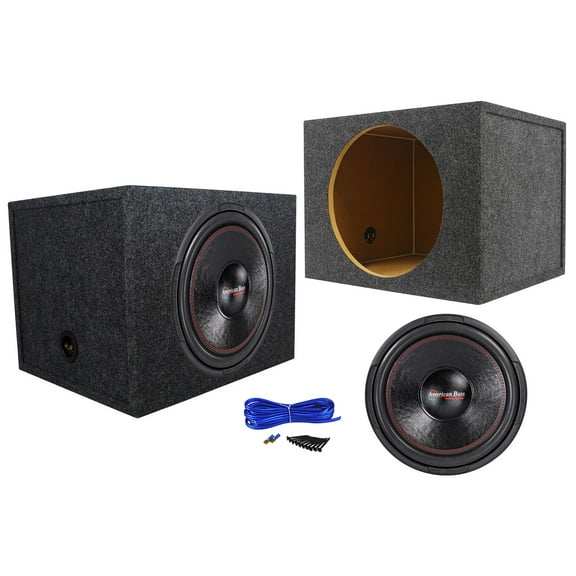 American Bass XD-1544 2000w 15" Car Audio Subwoofer Sealed Sub Box Enclosure