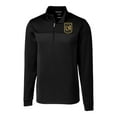 thumbnail image 2 of Men's-Cutter & Buck  Black LAFC Big & Tall Traverse Stretch Eco Stripe Quarter-Zip Pullover, 2 of 3