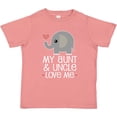 thumbnail image 3 of Inktastic My Aunt and Uncle Love Me Niece Nephew Elephant Boys or Girls Toddler T-Shirt, 3 of 5