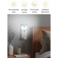 thumbnail image 4 of Night Lights Auto Sensor Teal Green Leaves Plug-in LED Nightlights Lamp Dusk to Dawn for Living Room, Bedroom, Bathroom, Hallway, Stairways Home Wall Decor, Farmhouses Leaf Branches Night Light, 4 of 9