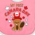 thumbnail image 4 of Inktastic My First Canada Day Boys or Girls Baby Bib, 4 of 4