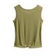 thumbnail image 2 of TaTaai Summer Women's Sleeveless Round Neck Tank Top, Fashion Casual Solid Style, Cool Wearing Experience, Ideal for Home Office Days Gift, 2 of 5