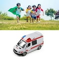 thumbnail image 4 of Juguetes de Ambulancia, Fino y Detallado Conducto Estable Alta Simulación Vehículo de Ambulancia Juguete para Niños Pequeños, 4 of 7