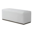 thumbnail image 3 of Christopher Knight Home 47.75" Rectangle Ottoman Bench, Boucle Upholstered Footstool, White, 3 of 7