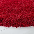 thumbnail image 4 of SAFAVIEH California Plush Solid Shag Area Rug, Red, 4' x 4' Round - Modern Design, Red, Non-Shedding & Easy Cleaning, Ultra Plush Thick Pile, Ideal for Living Room, Bedroom, 4 of 13