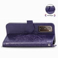 thumbnail image 3 of Dteck Case for Samsung Galaxy S20 FE(6.5 inches),Flower Patterned Magnetic Leather Wallet Card Holder Flip Cover Protective Shockproof Kickstand S20 FE 5G Phone Case ,Purple, 3 of 5