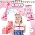 thumbnail image 3 of HopeRock Kids Toy Guitar for Toddlers Ages 3 4 5 6 Years, Pink Toys Guitar Set, with Microphone And Adjustable Stand, Musical Instrument Christmas Birthday Gift for Boys Girls., 3 of 7