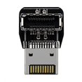 thumbnail image 4 of Conector USB 3.1 tipo E de panel frontal, codo de 90 grados, pequeño, para placa base de ordenador Estilo B, 4 of 8