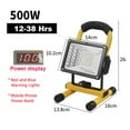 thumbnail image 2 of Projecteur LED Rechargeable 500W Extérieur Camping Rue Maison Portable, Grand Application, 2 of 7