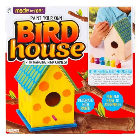 Made by Me Bird House with Wind Chimes Kit by Horizon Group USA