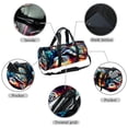 thumbnail image 2 of Turtle Large Capacity Gym Duffle Bag with Interior Zipper Pocket - Soccer Sports Bag for All Your Gear, 2 of 6
