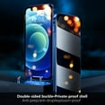 thumbnail image 4 of PENGXIANG Magnet Double-Sided Buckle  11 Pro Max Tempered Glass Phone Case  12 -Inclusive Metal  11 Anti-Peeping Phone Christmas Birthday Gift, 4 of 6