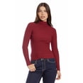 thumbnail image 1 of Blusa tejida de cuello alto /Juvenil, 0247 (Vino) vino G, 1 of 2