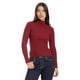 thumbnail image 1 of Blusa tejida de cuello alto /Juvenil, 0247 (Vino) vino M, 1 of 2