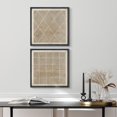 thumbnail image 4 of IDEA4WALL Framed Canvas Print Wall Art Geometric Line Neutral Tone Abstract Patterns Modern Art Abstract Minimal Wall Decorative Relax/Calm Nordic for Rooms - 24"x24"x2 Black, 4 of 5