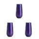 thumbnail image 5 of Yuarrent Copas de cóctel elegante estructura firme sin costuras flauta de champán copas irrompibles vaso de vino transparente púrpura Type1 NO1, 5 of 6
