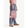 thumbnail image 6 of Justice Girls Pocket Mini Backpack, Pink Plaid, 6 of 11