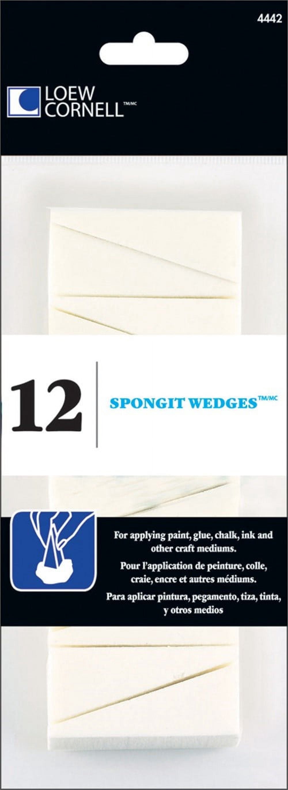 (5 pack) Loew Cornell 2" Spongit Wedges, 12 Count