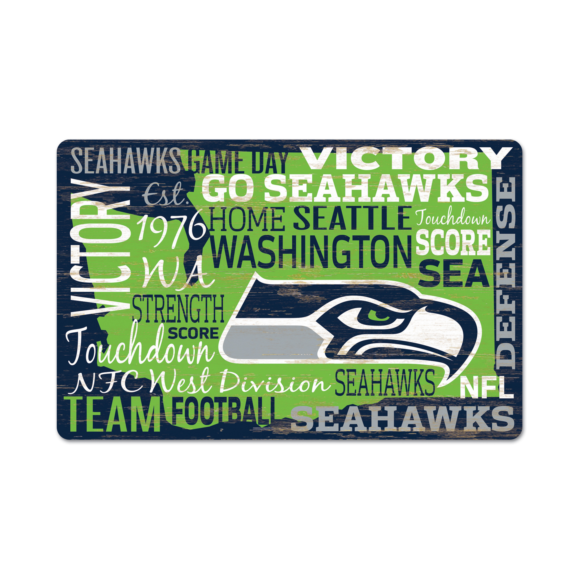 WinCraft NCAA Unisex-Adult 11-by-17 Wood Sign