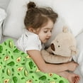 thumbnail image 3 of Avocado Blanket for Kids Super Soft Fuzzy Green Gifts Blankets for Boys Girls Children Room Fruits Throw Blankets for Bed Couch Sofa 50"x40", 3 of 6