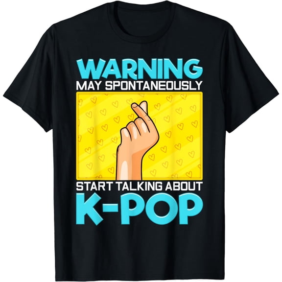 K-pop Music Lover Korean Idol Merch Saranghae Heart Fun Gift T-Shirt