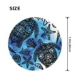 thumbnail image 3 of Disketp Turtle Small Mouse Pad 7.9x7.9 Inches,Washable Round Mousepad For Office Laptop Computer,Non-Slip Rubber Base Mouse Pads For Wireless Mouse, 3 of 9