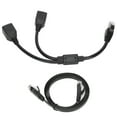thumbnail image 3 of Ethernet Adapter,RJ45 Ethernet Adapter Cable R Ethernet Splitter Cable R Ethernet Adapter Cable Compact and Lightweight, 3 of 14