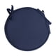 thumbnail image 2 of Cojín redondo para silla, cojín para asiento, cojín para suelo, cómodo y antideslizante Azul marino 30cm, 2 of 9
