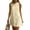 Beige, variant on Sleeveless Tank Dress for Women Back Keyhole Linen Solid Casual Mini Dresses A-Line Summer Beach Hawaiian Shift Sundresses