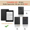 thumbnail image 2 of Anti-Glare Film Screen Protector Compatible with Kindle Paperwhite 10th Generation, 2-Pack Full Coverage Scratch-Resistant PET Protective Film Fit Amazon Kindle Paperwhite 2018 Tablet, Matte, 2 of 8
