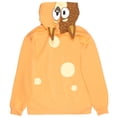 thumbnail image 3 of Bluey Women's Cosplay Fleece Hooded Sweatshirt Chilli Orange, 3 of 4