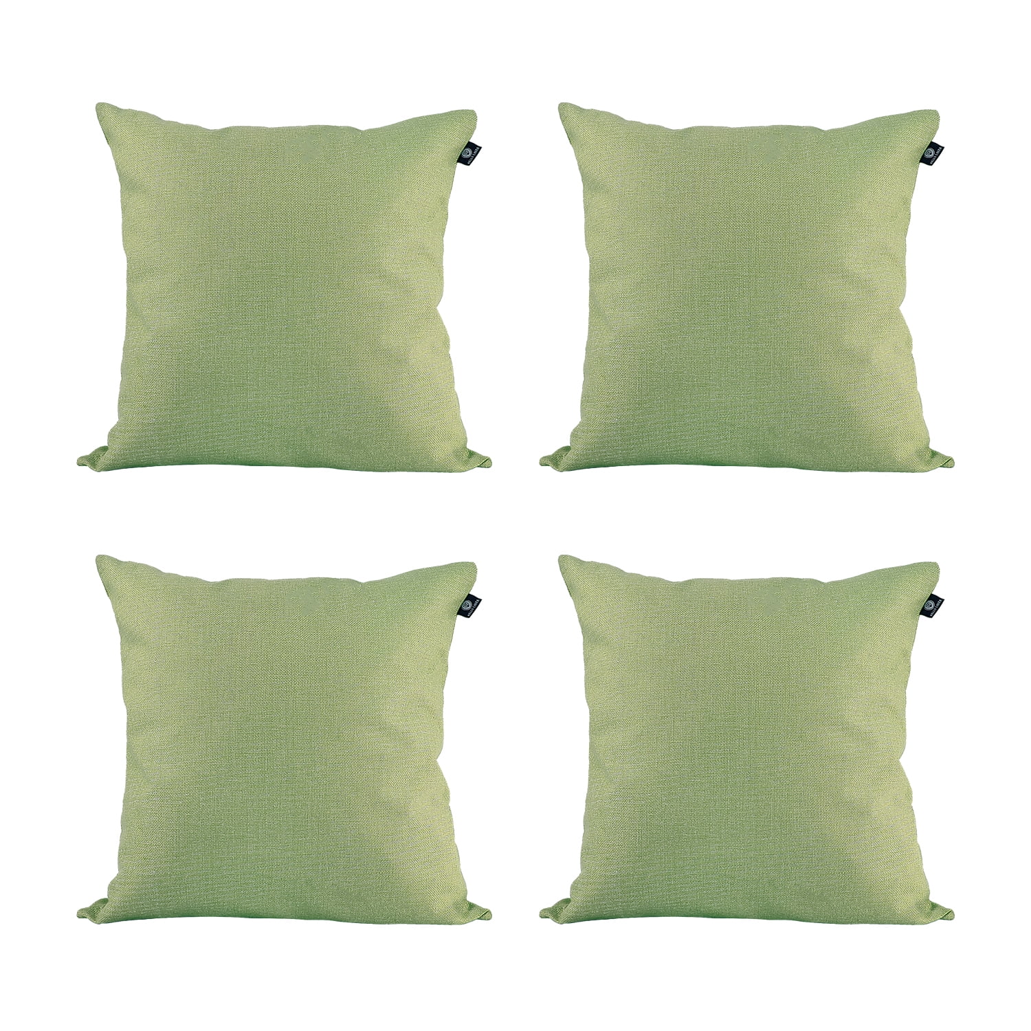 Hello Laura 4 Pieces Cushion Cover Home Decor Couch Throw Pillow Cushion Case Shell Cover Light Pink Hidden Zipper Durable Linen Cotton Blend 20 L x 20 H