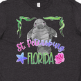 thumbnail image 4 of Inktastic St. Petersburg Florida Cute Swimming Manatee Youth T-Shirt, 4 of 5