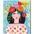 thumbnail image 2 of Great Art Now Boho Girl by Farida Zaman 2 Piece Canvas Art Set Each 12"W x 15"H, 2 of 3