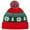 Green, variant on ZPAQI Adult Knit Snowflake Pattern Beanie Outdoor Windproof Christmas Hat for Girls