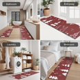 thumbnail image 5 of Red Christmas Tree and Star Pattern Kitchen Rugs Sets Of 3,Kitchen Runner Rugs Non Skid Washable,Decorative Kitchen Floor Mats for Kitchen,Sink,Laundry,17"x30"+ 17"x47" + 17"x59", 5 of 6