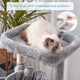 thumbnail image 4 of Cat Tree Hey-brother MPJ006SW para gatos de interior, color gris claro, 4 of 8