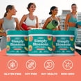 thumbnail image 5 of Simply Blossom Daily Greens & Superfood Powder with Collagen and Probiotics, Peach Rings, 30 Servings, 5 of 6