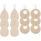 thumbnail image 1 of Charms For Earring Making Earring Pendants DIY Enthusiasts 5x5x0.3cm 300Pcs, 1 of 3