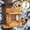Feeder & Blue Water Feeder, variant on Outdoor Winter Carbon Wood Squirrel Feeding Box, Sturdy Wooden Chipmunk House Feeder, Holds Peanuts & Corn for Squirrels