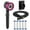 Purple, variant on Turbocharging Ion Drops Filtered Shower Head with 59" Stainless Steel Hose, 5 Filter Cartridge and Angle-adjustable Bracket, 4 Spray Modes High Pressure ShowerHead with ON/OFF Switch (Gray)