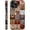 Collage Hearts Bird, variant on Compatible with iPhone 13 Pro, Durable & Shockproof Phone Case Cover Design - Tiles Pattern Moon Dragonfly Flower