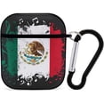 thumbnail image 1 of wonima11 Musical Mexico Flag Airpods Case Cover for Apple AirPods 2&1 Cute Airpod Case for Boys Girls Silicone Protective Skin Airpods Accessories with Keychain, 1 of 1