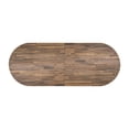 thumbnail image 5 of Christopher Knight Home 83" Oval Outdoor Dining Table, Acacia Wood Pedestal Base, Seats 6-8, Light Teak, 5 of 6