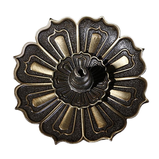 Hecho Metal bronce palo titular quemador- decoración para hogar ornamentos-meditación - para cualquier ocasión perfecl soporte para quemador de incienso