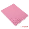 thumbnail image 1 of Greeniant Caja de arena para gatos de doble capa, alfombrilla para trampero, alfombrilla plegable para mascotas, goma espuma EVA Perchas para gatos rosado L, 1 of 5