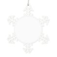thumbnail image 1 of Weddingstar Ornement de Sapin de Noël Flocon de Neige en Métal Blanc, 1 of 3