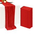 thumbnail image 1 of Tapete de mesa Seveups, 12 unidades, poliéster rojo, 55 x 300 cm, 1 of 8