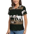 thumbnail image 2 of Wukai Cute Goat Baby Classic V-Neck T-Shirt for Women: Comfortable, Stylish, and Versatile Wardrobe Essential-3X-Large, 2 of 7