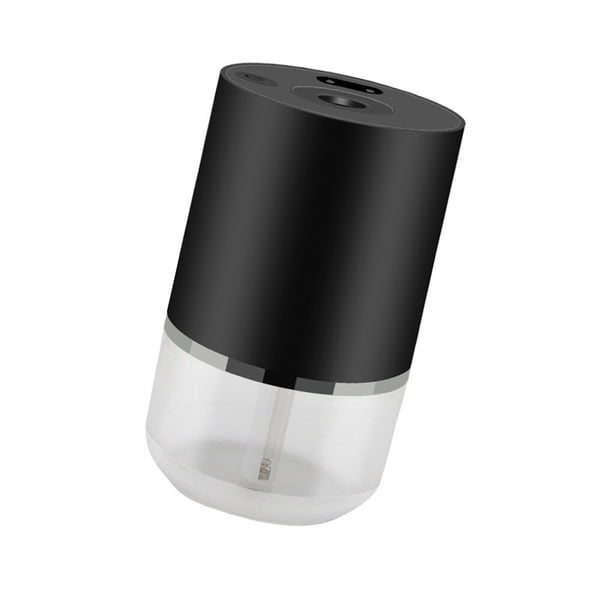 Cateissary Dispensador de mano sin contacto de inducción infrarroja con rociador automático para la escuela de la oficina en el hogar Juegos de accesorios de baño Negro batería